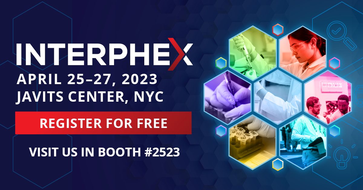 Join VAI at the 2023 Interphex NYC Conference April 25th 27th Veltek